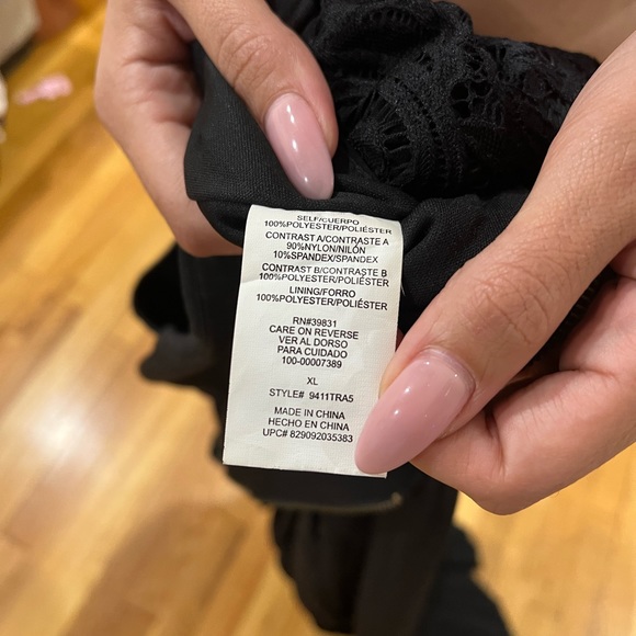 Xoxo lace cut out dressy jumpsuit - Picture 5 of 7